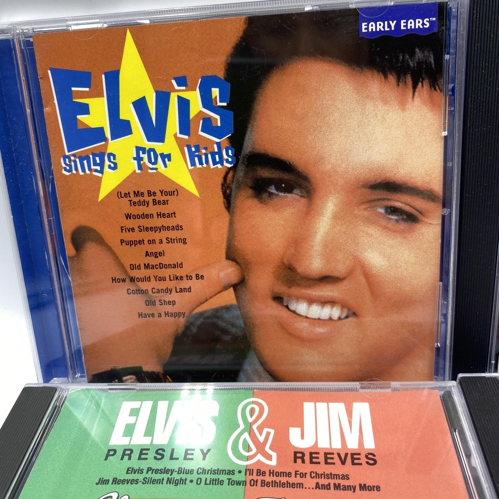 Elvis Presley 4 CD Lot An Evening Prayer Christmas Kids RCA Sony BMG Jim Reeves - Picture 2 of 8
